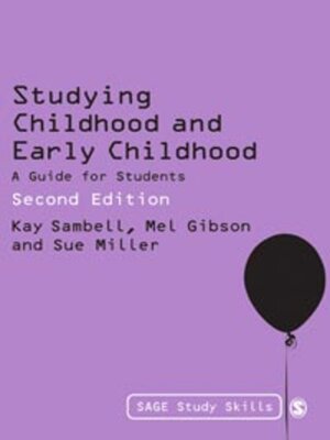 cover image of Studying Childhood and Early Childhood